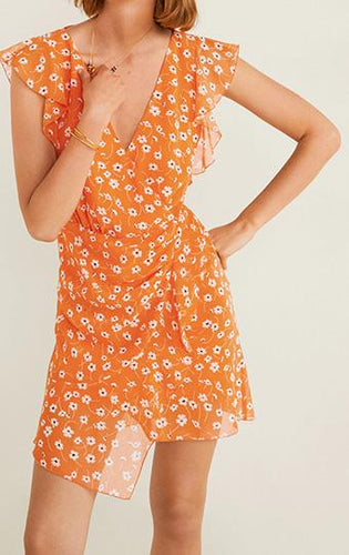 Short Sleeve Fashion Dress-M1